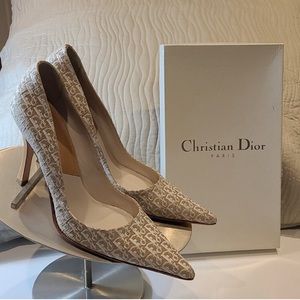 Dior stiletto monogram heel